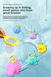 Leuke En Educatieve Zacht Rubberen Badspeelgoedset Voor Het Trainen Van De Concentratie En Fijne Motoriek Van Baby 'S - Product Image 3