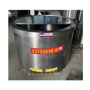 Olla Industrial de Gran Capacidad para Sopa, de Acero Inoxidable, Caldera Industrial para Cocinar - Product Image 5