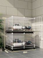 Grande cage à pigeons pour l'élevage à domicile, l'appariement des pigeons voyageurs, l'élevage de pigeons à viande, le poulailler/pigeonnier à trois étages