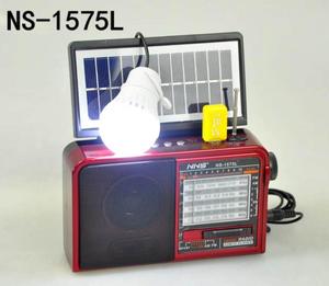 <span class=keywords><strong>Radio</strong></span> Solar Multibanda Portátil de Emergencia NNS-1575L con 8 Bandas y <span class=keywords><strong>Luz</strong></span> LED - Product Image 2