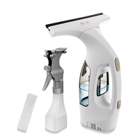RAF R.34000 Nettoyeur de vitres 2-en-1 sans fil 20W avec raclette, batterie 3000mAh, pulvérisateur et chiffon microfibre pour usage quotidien