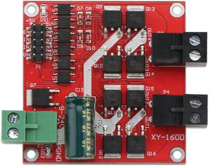 <span class=keywords><strong>L298</strong></span> Dual H Bridge Motor <span class=keywords><strong>PWM</strong></span> Controller Board DC 6.5V-27V 7A 12V 24V Moteur électrique industriel 160W 160W Régulateur Board pour - Product Image 1