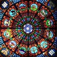 Panneau de vitrail décoratif pour hall d'hôtel, style Cour Européenne, en verre artistique stratifié massif, sur mesure, durable et moderne