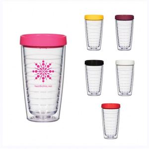 Personalized Custom Logo Ridged Car Tumbler 16oz 24oz Double Wall Clear Plastic <b>Straw</b> <b>Cup</b> Drinkware for Promotion Business - Product Image 1