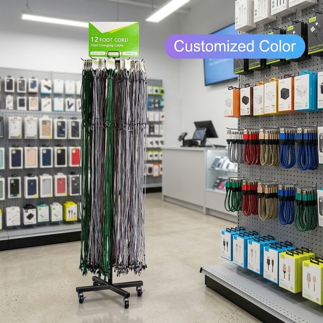 High Speed 10ft USB Charger Cable Durable Braided USB Charging Data Transfer Cable Multiple Connectors Available