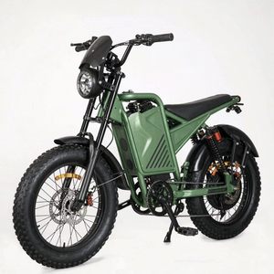 Vélo de montagne électrique avec pneus de 20 * 4 pouces, batterie au lithium 60V25AH, suspension avant et arrière, frein à disque hydraulique - Product Image 3