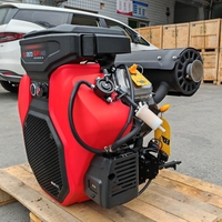 Moteur à essence V-Twin 35HP à injection électronique (EFI) refroidi par air, adapté aux opérations de lutte contre les incendies forestiers et aux machines minières, 27KW 3600RPM
