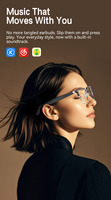 Gafas Inteligentes con IA, Reproductor de Música, Captura Remota de Fotos, Asistente de Voz para Viajeros, Turistas y Creadores de Contenido