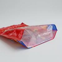 Sachet refermable personnalisé imprimé avec fermeture éclair, de qualité alimentaire, pour bonbons, avec poignée découpée pour snacks et chocolats
