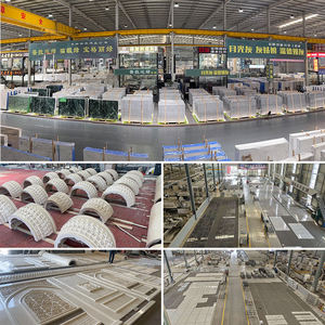 Mosaïque de marbre moderne luxueuse personnalisée avec des carreaux cannelés avec 1 an de garantie Durable écologique pour les îlots de cuisine les salles à manger - Product Image 6