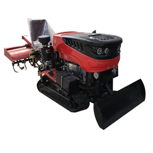 Multifunctional Agricultural Trenchers Remote Control Rotary Tiller Rotary Plowing Trenching Digging