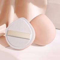JLY Rubycell – Ensemble de houppettes ultra-douces en forme de goutte d'eau, aspect coton, double usage (humide/sec), ne retient pas la poudre, outil de beauté
