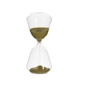 Transparent Glass Sand Clock 1min 2min 5min Sand Glass Clock OEM Hourglass Time