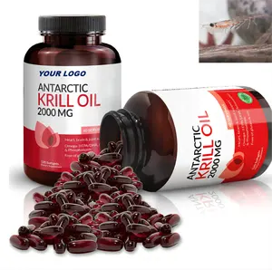 Astaxanthin, Omega-3 EPA, ha 및 phospholipids를 가진 100% 순수한 우수한 Krill 기름 중금속에 의하여 시험되는 남극 Krill 기름 Softgels