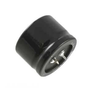 Condensateur traversant à montage en surface (SMD) 220 µF 20 % 420 V, canal fabricant, référence LGUW6221MELC, en aluminium - Product Image 1