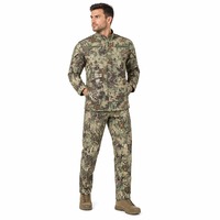 Ropa de Senderismo al por Mayor, Conjunto de Dos Piezas de Soft Shell para Pesca, Uniforme Táctico, Ropa de Caza, Trajes Deportivos de Invierno para Hombre