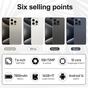 Nouveau Smartphone 4G Personnalisé avec Fonctionnalités Intelligentes, Livraison Directe pour les Ventes aux États-Unis, Écran LCD, Réseau Cellulaire LTE WCDMA de Haute Qualité - Product Image 2