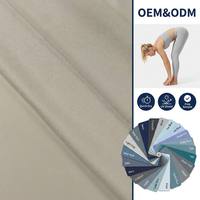 Tela de Poliéster y Elastano para Ropa Deportiva, Secado Rápido, Transpirable, Elástica, 210 g/m², Absorbe la Humedad, para Ropa de Yoga