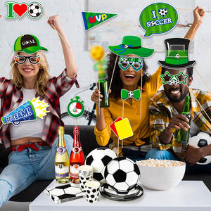 Máscaras Desechables de Papel Hechas a Mano con Temática de Fútbol Americano para Decoración de Fiestas de Cumpleaños, para Mayores de 14 Años - Product Image 5