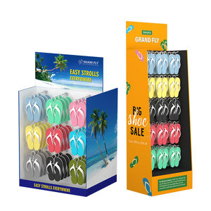 Personalizado cuatro estanterías POP Retail Sneaker zapato cartón FSDU piso soporte de exhibición para zapatos - Product Image 3