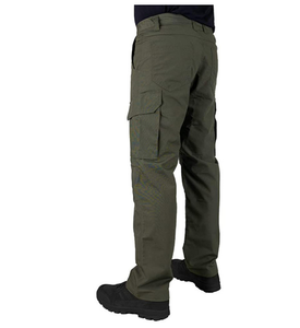 Pantalon de travail cargo DFP310 en polycoton (35% coton, 65% polyester) Ripstop pour les travailleurs en extérieur, avec de grandes poches multiples - Product Image 4