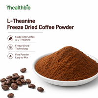 Poudre de café à la théanine en marque blanche OEM, approvisionnement en vrac pour la production personnalisée de marques de café