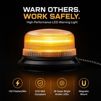 Auto-Zubehör DC 12-24V Stroboskop Wasserdichtes Rotierendes Licht Sicherheitslampe Magnetische Induktions-Warnleuchte
