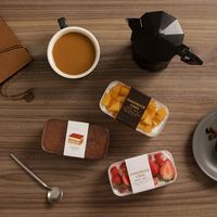 Tiramisu Dessert Conteneur De Stockage Boîte À Gâteau avec Couvercle Transparent Carré PS En Plastique Emballage De Pâtisserie En Plastique Alimentaire Gâteau Tasses