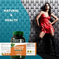Capsules de glycinate de magnésium pur pour adultes, complément alimentaire, non destiné aux femmes enceintes, étiquette privée OEM disponible