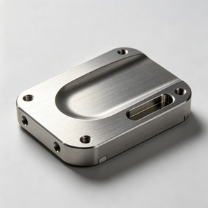 Soporte de Montaje de Acero Inoxidable Mecanizado por CNC con Orificios y Recortes de Precisión para un Ensamblaje Seguro - Product Image 1