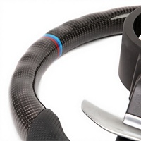 Volant en cuir à 3 branches pour BMW E46 M3 E90 Série 3 - Assemblage neuf amélioré de la marque YLC