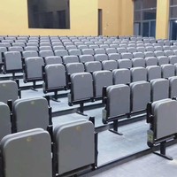 Chaise pliable de salle de conférence JY-308 avec coussin confortable et tablette d'écriture pour l'école, l'université et la formation
