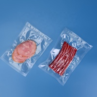 Pochette sous vide pour poisson imprimée personnalisée sac sous vide en plastique pe nylon pour économiseur d'aliments