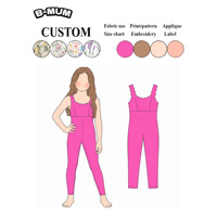 Novedad 2026: Mono de Danza sin Mangas para Niñas de 3 a 10 Años, Elástico, para Gimnasia y Ballet, Venta al Por Mayor ODM