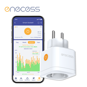 Enecess Enchufe Industrial WiFi con Monitoreo de Energía en Tiempo Real, Control Remoto por Aplicación, Ahorro de Energía Automático con Energía Solar, Fácil de Usar - Product Image 1