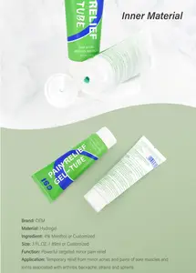 Crema Gel analgesica analgesica rinfrescante CSI OEM per mal di schiena muscolare