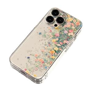 Custodia trasparente per telefono con fiori selvatici primavera per Iphone 15 14 13 12 11 Plus Pro Max Soft Tpu antiurto custodia per telefono - Product Image 1