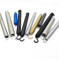 Ressort de tension industriel en acier inoxydable en spirale OEM personnalisé avec crochets, ressort métallique de haute précision, ressort d'extension