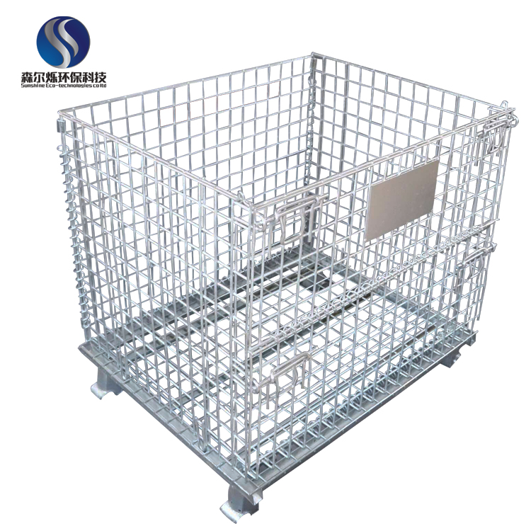 Складной рулонный металлический контейнер для хранения в контейнере