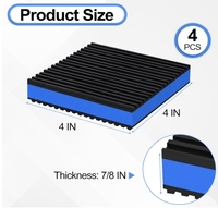Isolateurs anti-vibrations en caoutchouc antidérapant Eva Pad Heavy Duty pour compresseurs de climatiseur laveuse et sécheuse