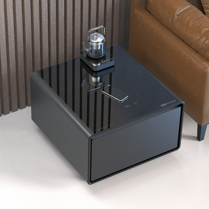 Home Smart Fridge <b>Mini</b> Refrigerator Freezer Drawer Touch Screen Tempered Glass Board Smart <b>Side</b> Coffee <b>Table</b> - Product Image 4