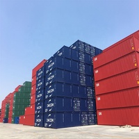 Conteneur maritime d'occasion de 40 pieds, type High Cube, bon état, meilleur prix, prêt à être expédié pour la conception de maisons de campagne