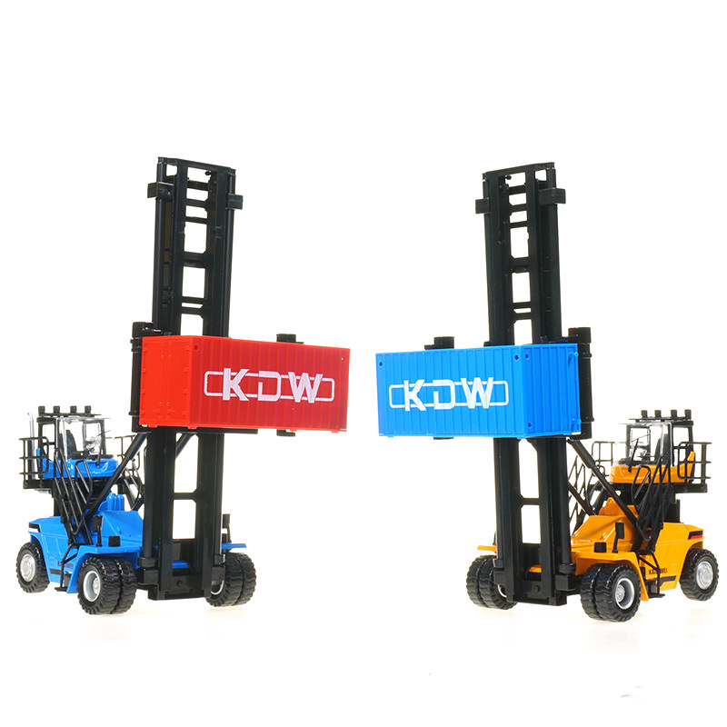 KDW 1:50 Die Cast Alloy Empty Container Stacker Car Model