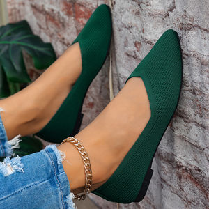 Mocassini Slip-On traspiranti per abiti da balletto comodi da <span class=keywords><strong>donna</strong></span> con scarpe da passeggio estive e autunnali a punta - Product Image 5