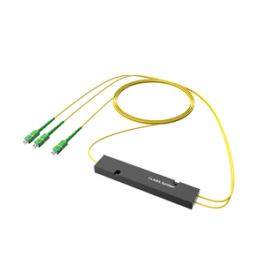 Répartiteur PLC à fibre optique 1x2 SC APC de qualité télécom, faible perte d'insertion, boîtier ABS pour réseau optique passif - Product Image 4