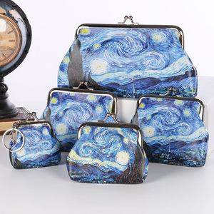Monedero de recuerdo con diseño de paisaje urbano de <span class=keywords><strong>Copenhague</strong></span>, Dinamarca, con logotipo personalizado impreso <span class=keywords><strong>en</strong></span> PU. - Product Image 4