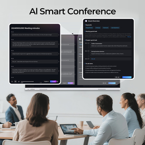 Pizarra Interactiva Inteligente 4K con Sistema Dual Android y Windows, Proyección Inalámbrica, Pizarra Táctil para Conferencias de Oficina, Precio de Fábrica - Product Image 5