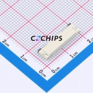 XW0520012-290R-001 FFC/<b>FPC</b> Connector SMD,P=0.5mm,Horizontal Mount Connector Flip Cover Type Bottom Contact 29P 0.5mm - Product Image 2
