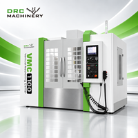 Centre d'usinage vertical 3 axes VMC1160 avec commande Fanuc, broche BT40 pour composants de moules automobiles et aérospatiaux de haute précision