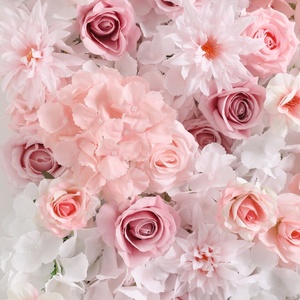 Panneau mural en <span class=keywords><strong>fleurs</strong></span> artificielles 3D fait à la main, décorations <span class=keywords><strong>de</strong></span> maison pour le Nouvel An, Noël, mariage, vente chaude, <span class=keywords><strong>fond</strong></span> photo - Product Image 3